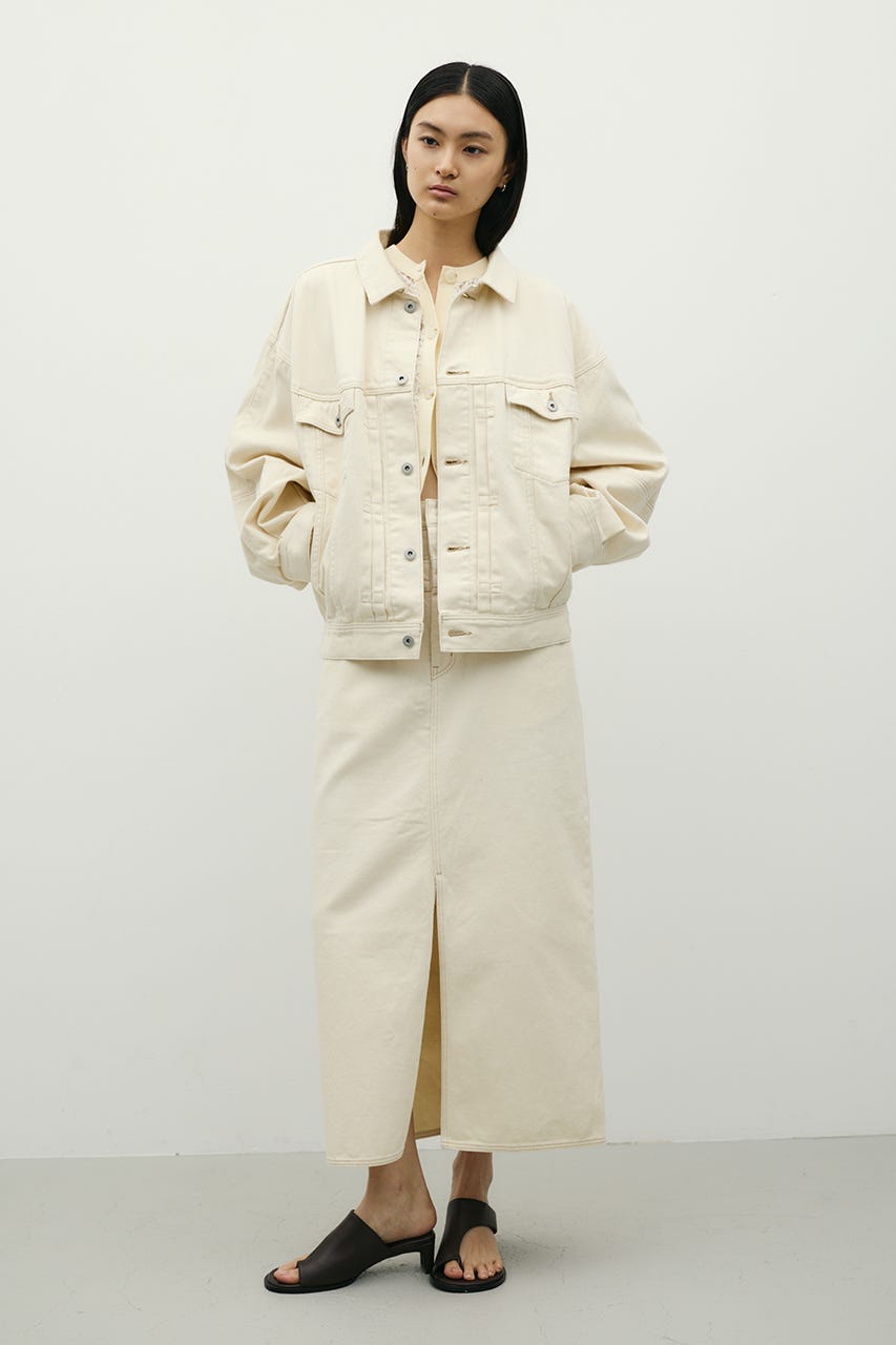 フォルムデニムジャケット IVOY M