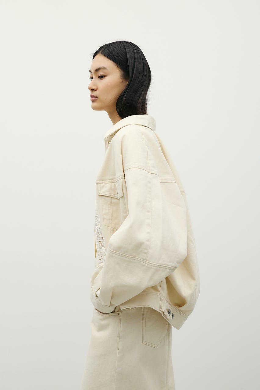 フォルムデニムジャケット IVOY M