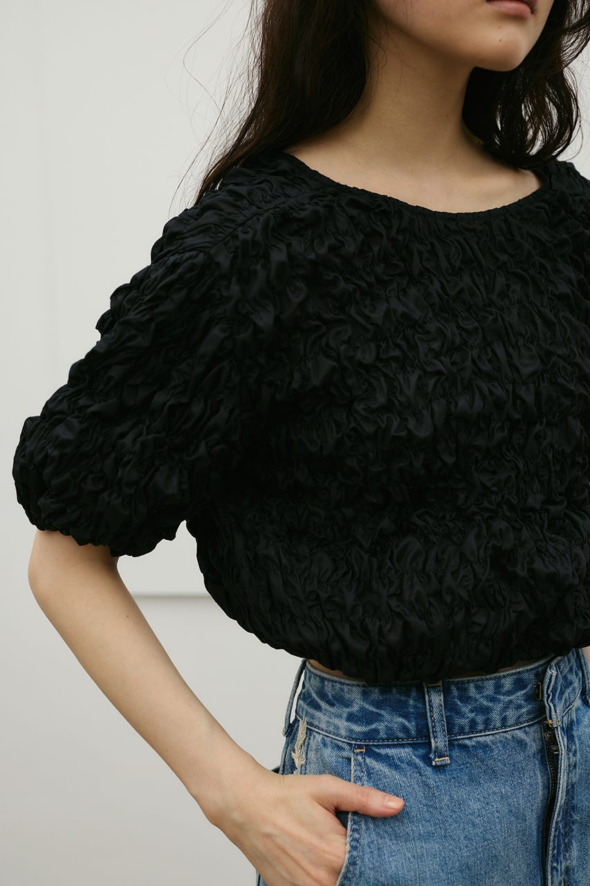 フラッフィーショートトップ BLK FREE