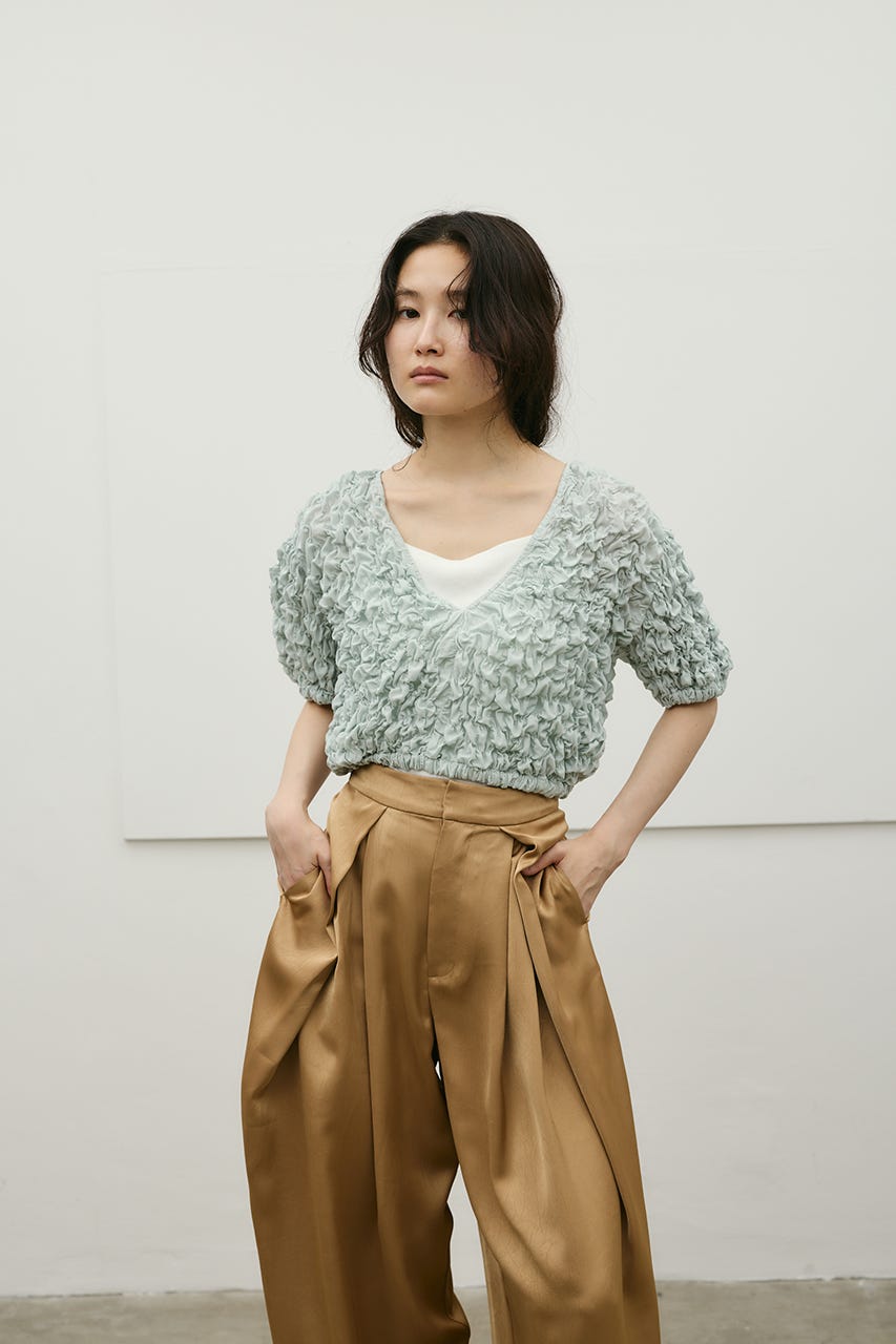 フラッフィーショートトップ SAX FREE