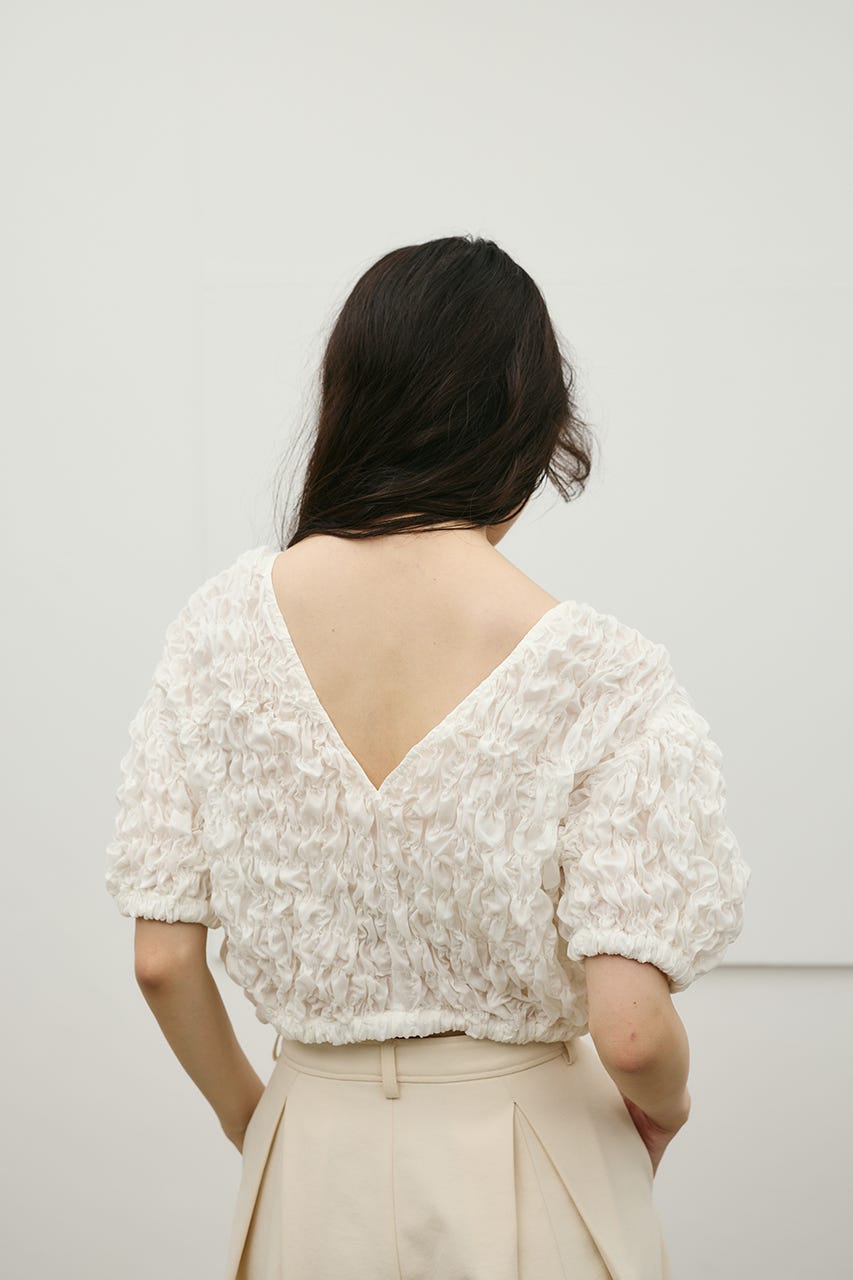 フラッフィーショートトップ WHT FREE