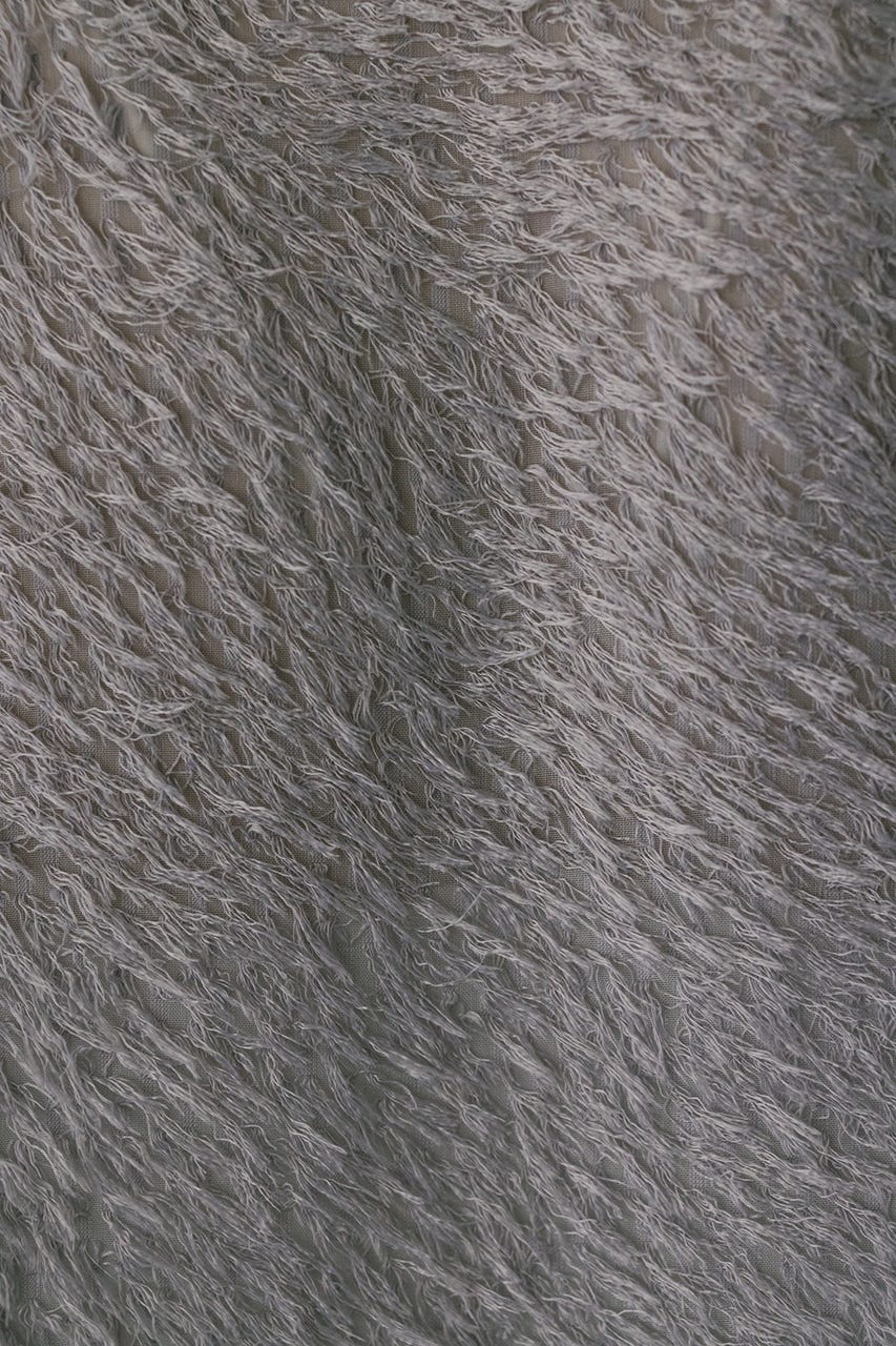 フリンジフェザーシャツ PUR FREE