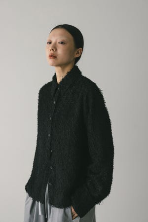 フリンジフェザーシャツ