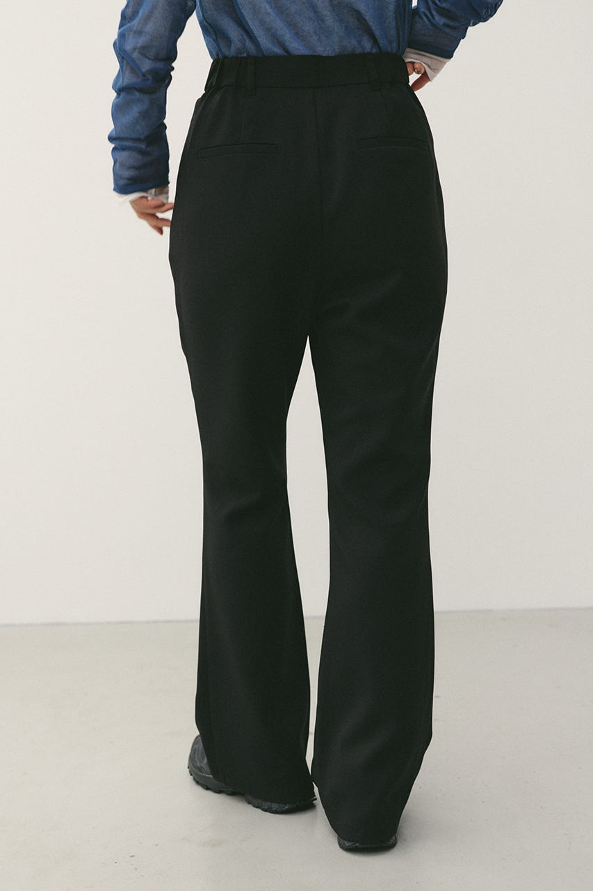 プリーツスカートレイヤードパンツ BLK S