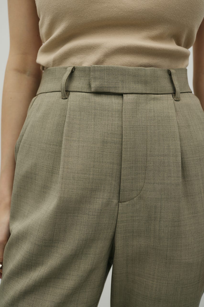 プリーツスカートレイヤードパンツ L/KHA M