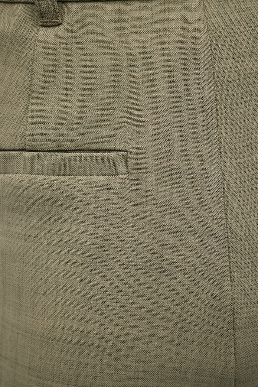 プリーツスカートレイヤードパンツ L/KHA M