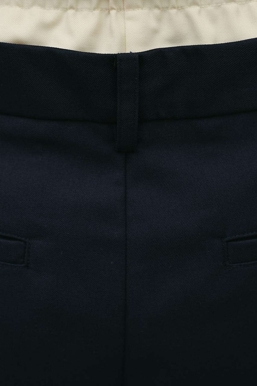 レイヤードローウエストパンツ NVY M