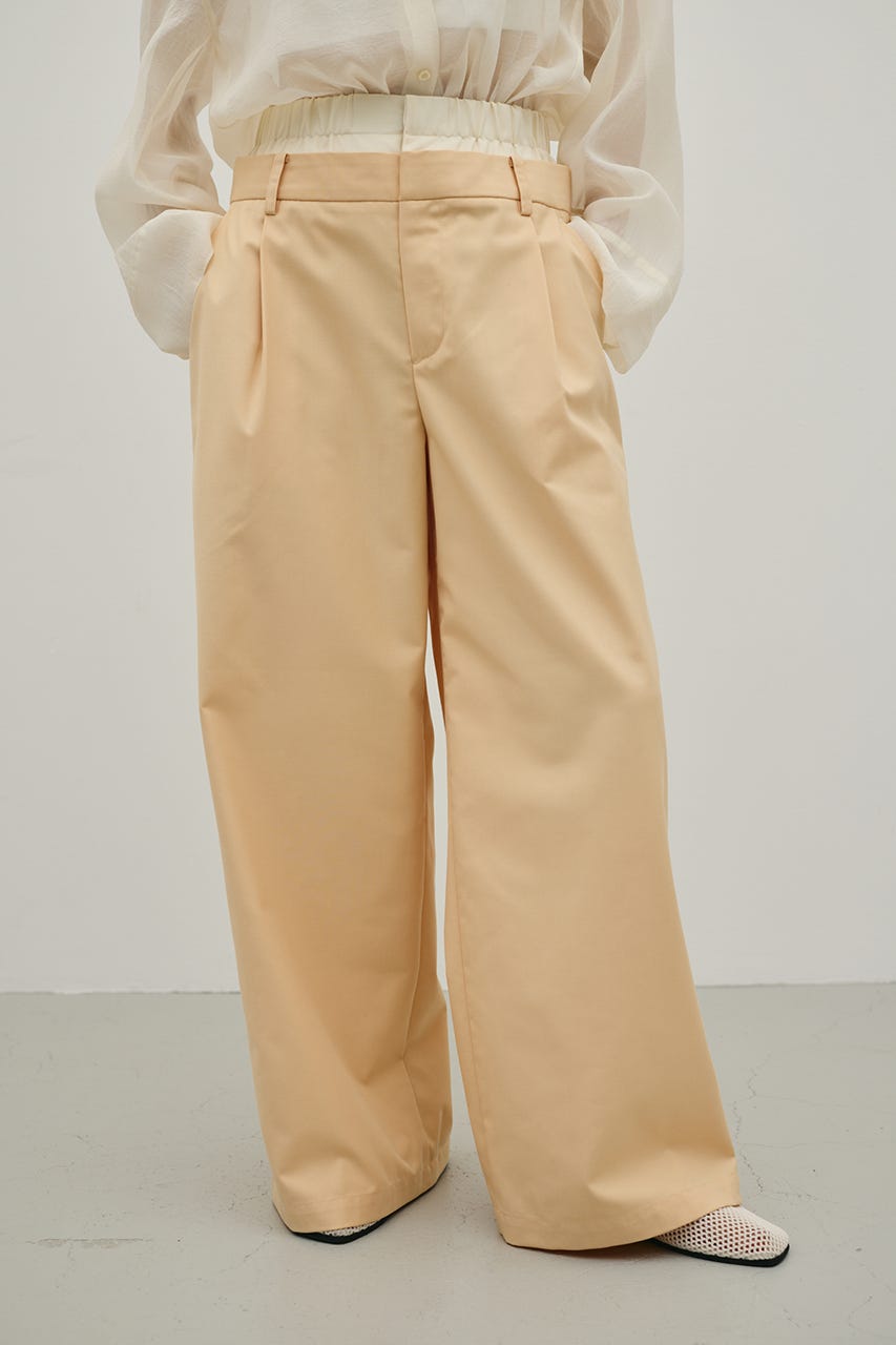 レイヤードローウエストパンツ ORG M