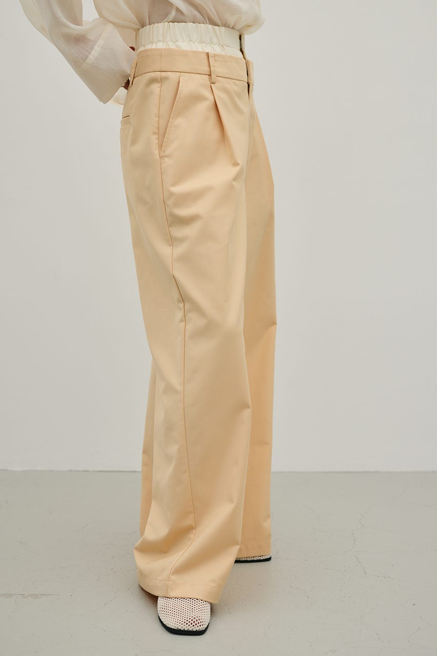 レイヤードローウエストパンツ ORG M