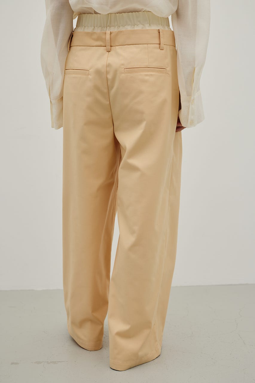 レイヤードローウエストパンツ ORG M