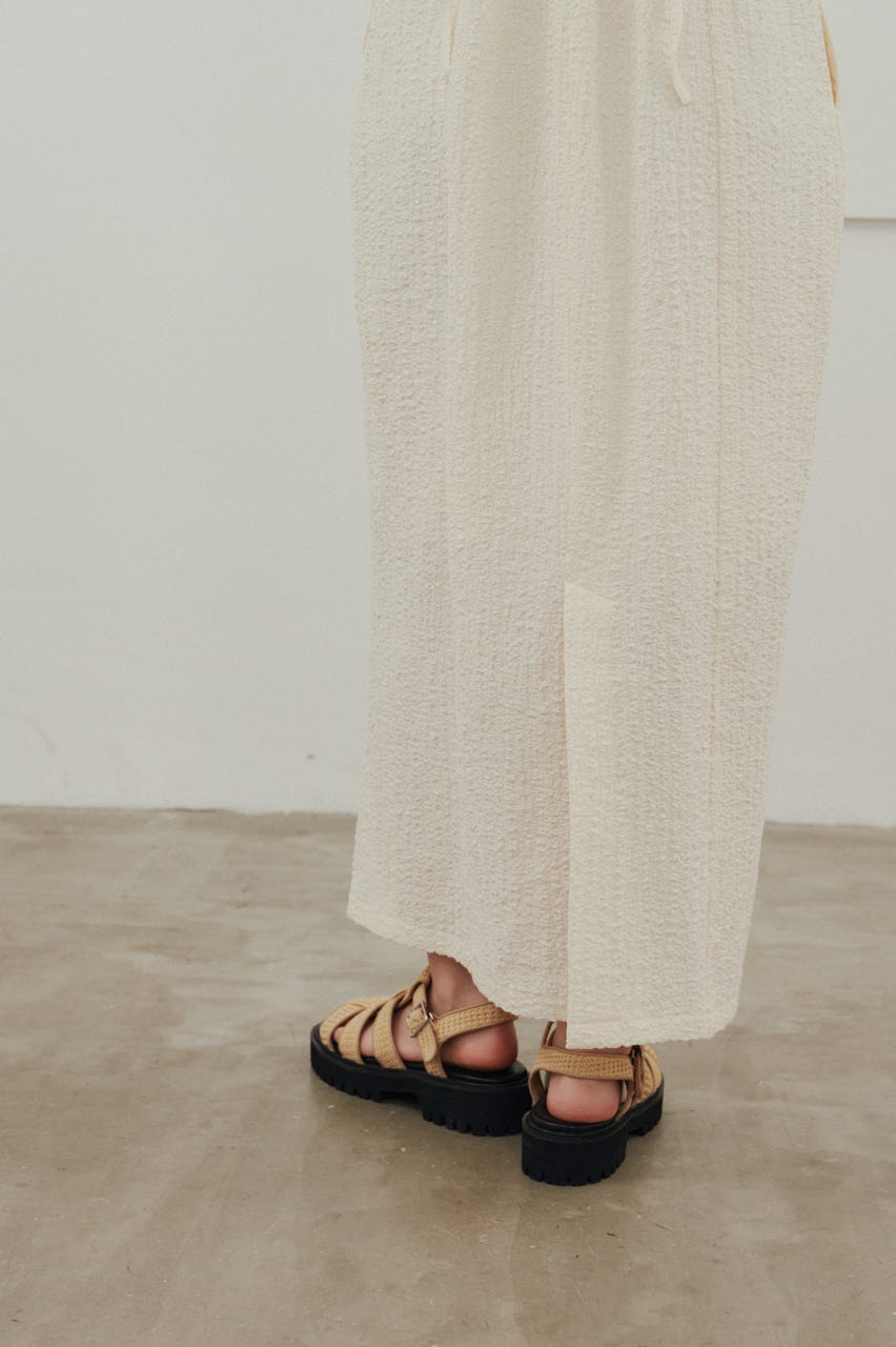 バックオープンナローキャミドレス IVOY M