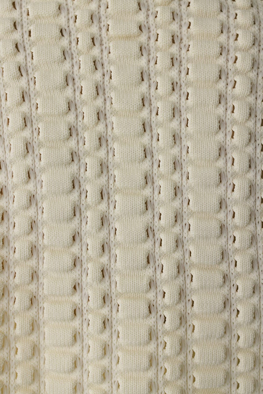 フラッフィーニットトップ WHT FREE