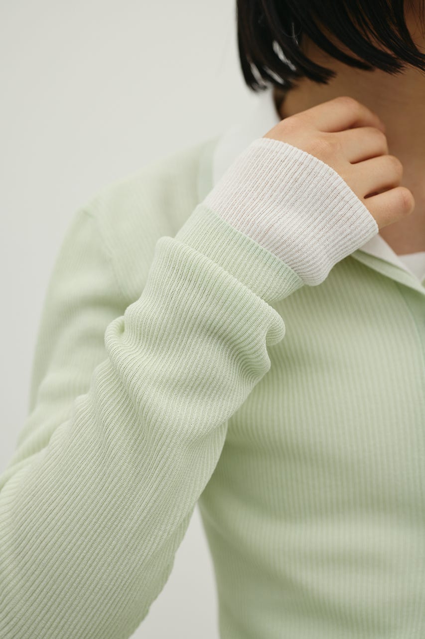 スキッパーニットトップ MINT FREE