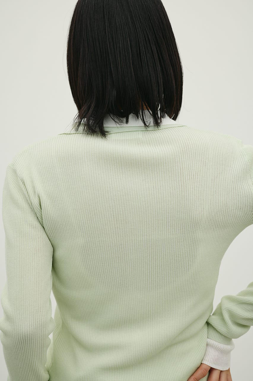 スキッパーニットトップ MINT FREE