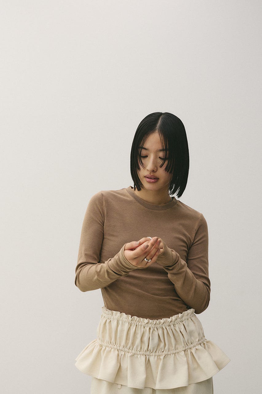 パウダーブリーチトップ L/BRN M