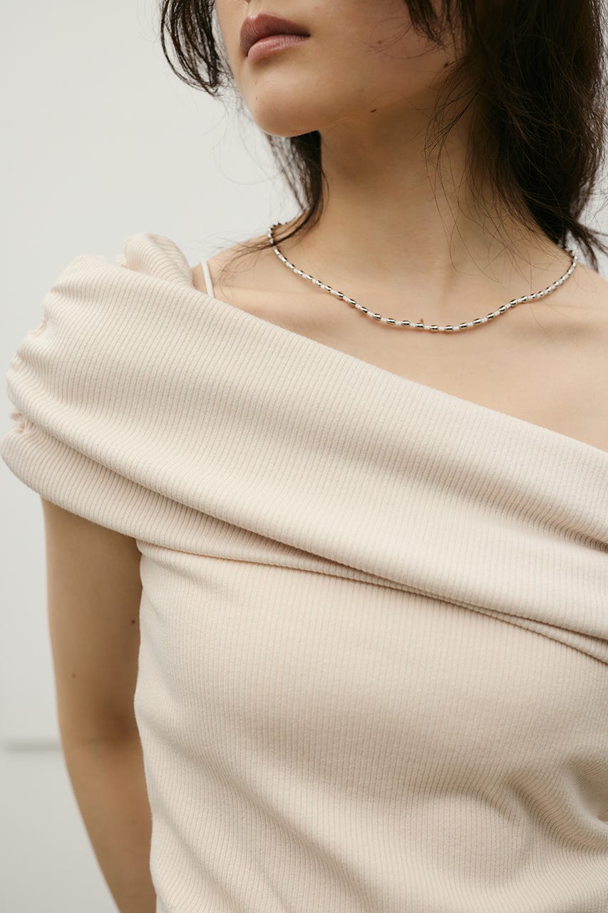 ギャザーオフショルトップ IVOY FREE