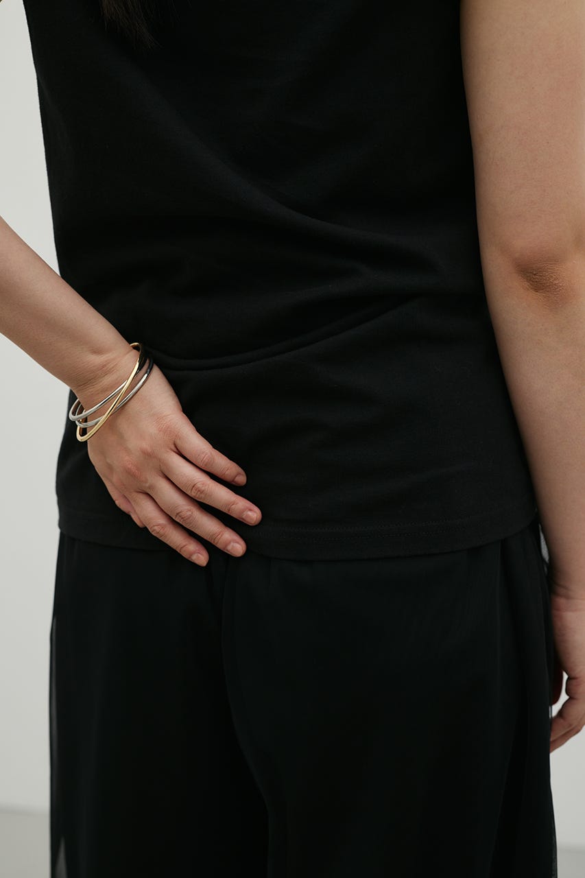 フレンチスリーブT BLK FREE