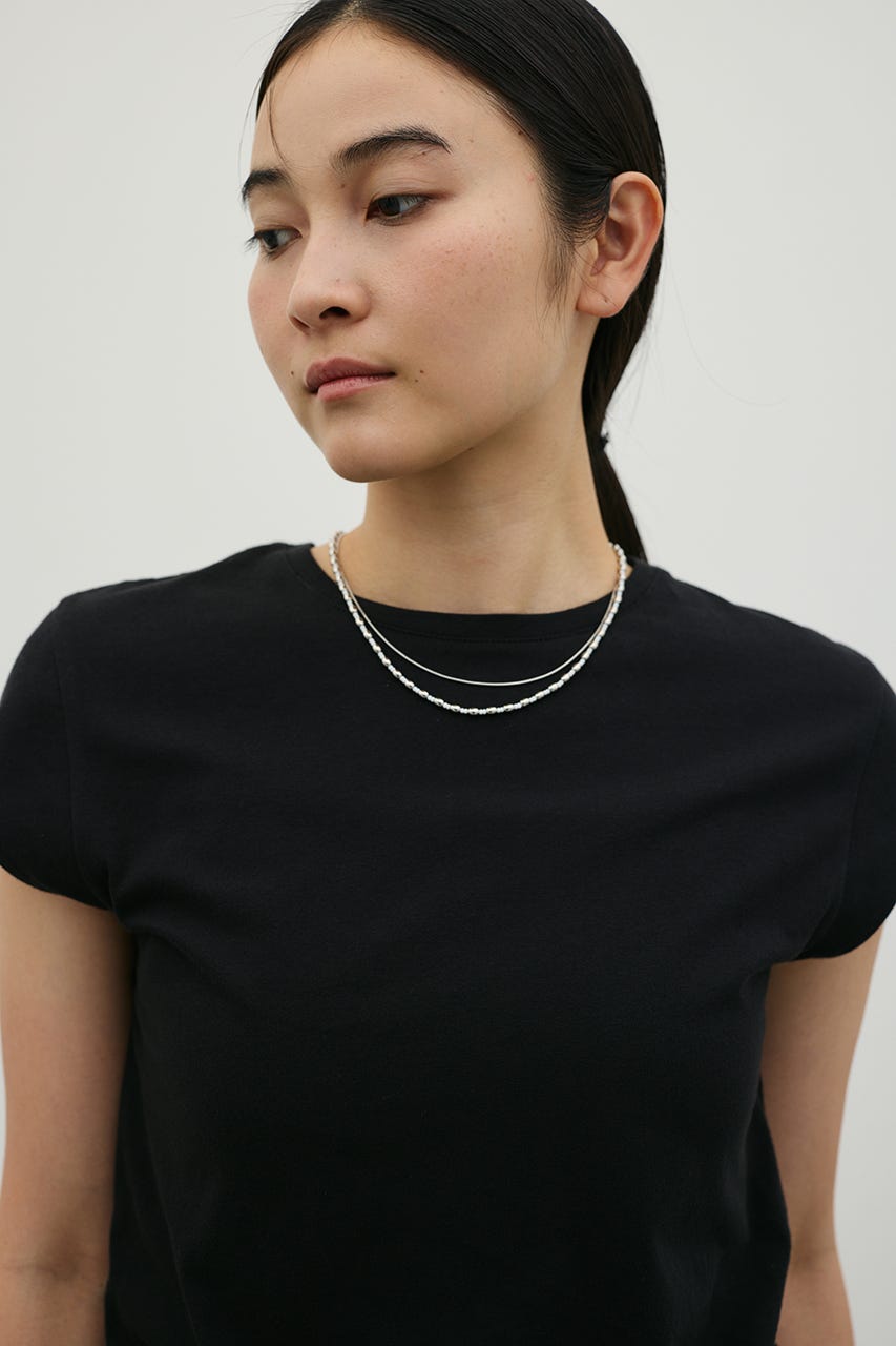 フレンチスリーブT BLK FREE