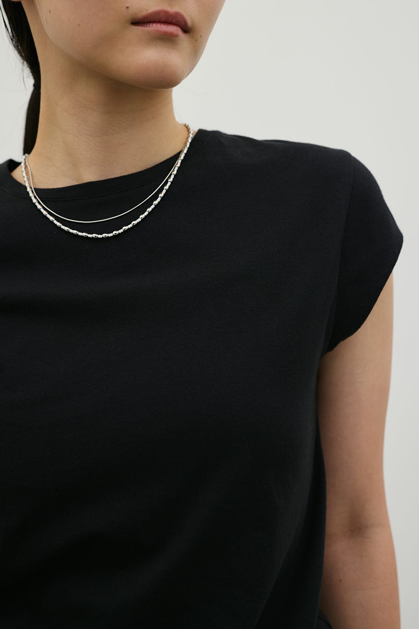 フレンチスリーブT BLK FREE