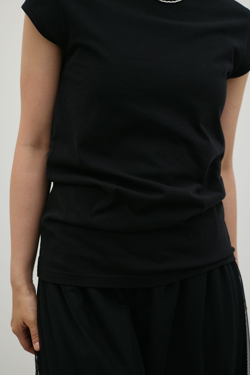 フレンチスリーブT BLK FREE