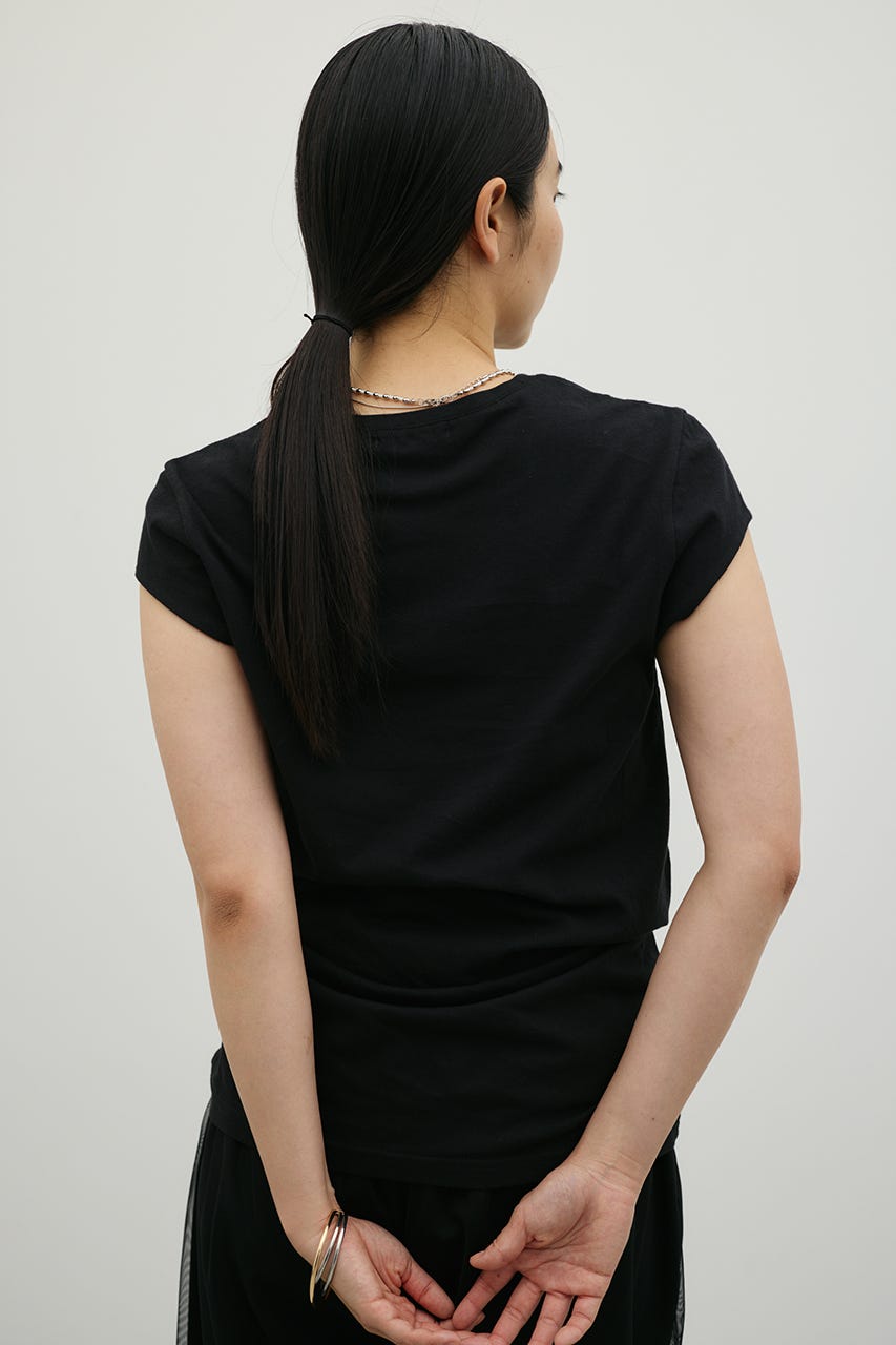 フレンチスリーブT BLK FREE