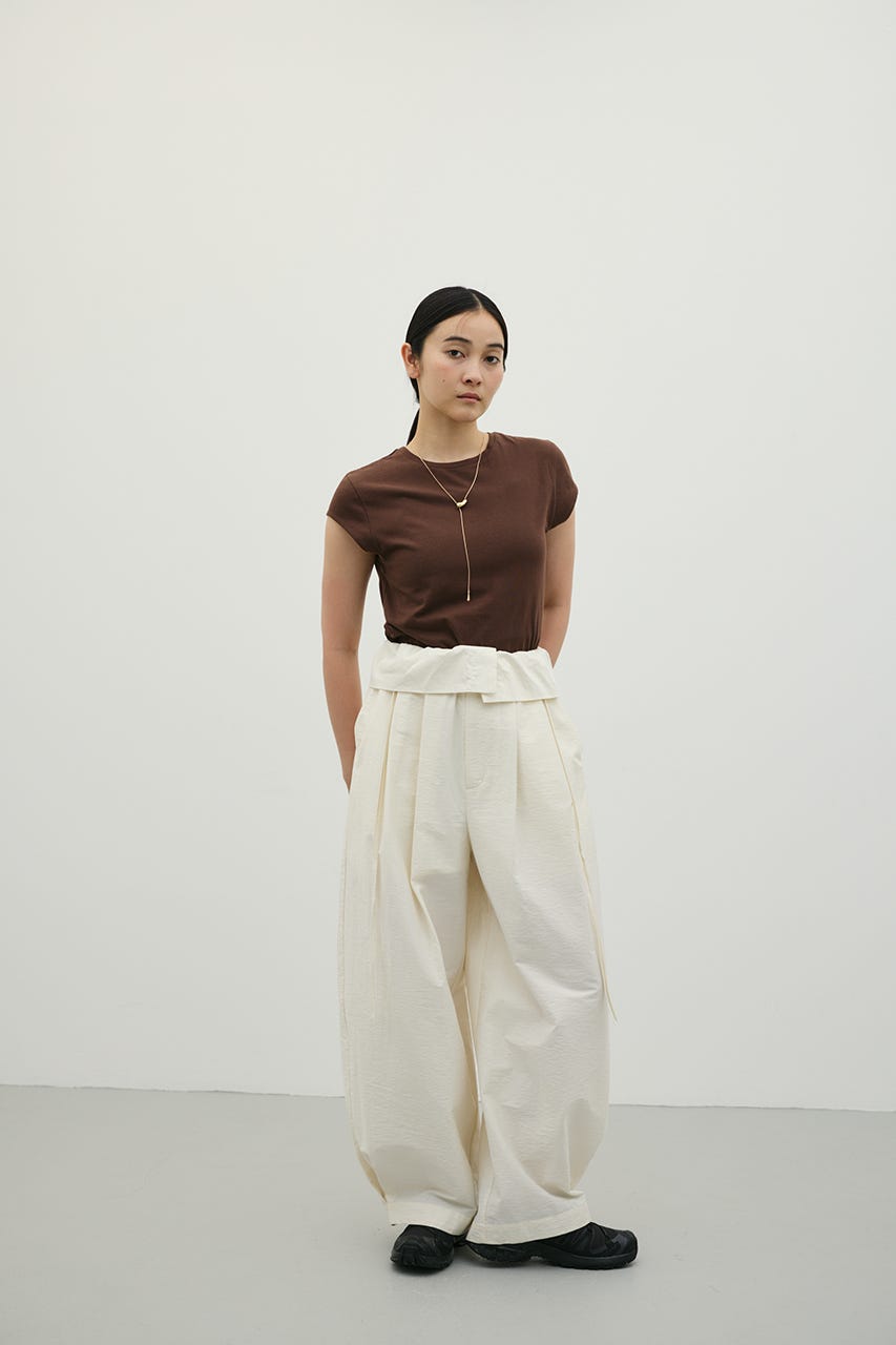 フレンチスリーブT BRN FREE