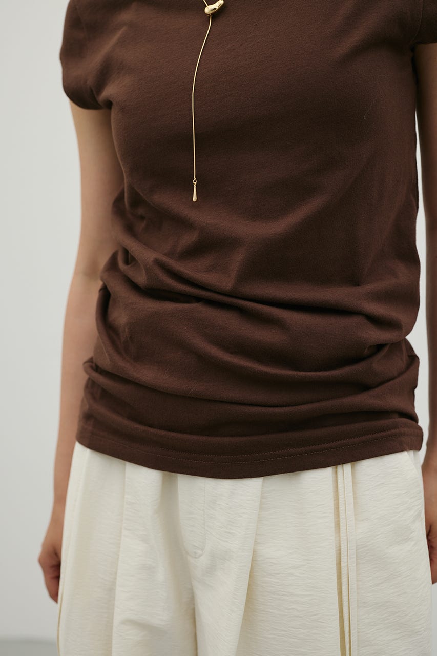 フレンチスリーブT BRN FREE