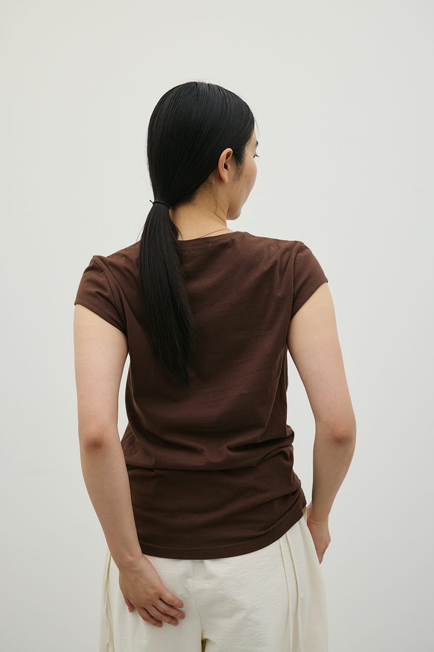 フレンチスリーブT BRN FREE