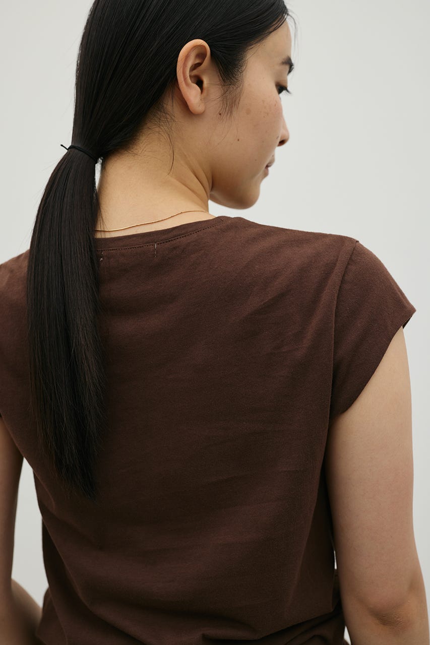 フレンチスリーブT BRN FREE