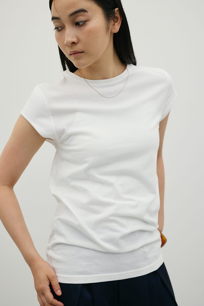 フレンチスリーブT WHT FREE