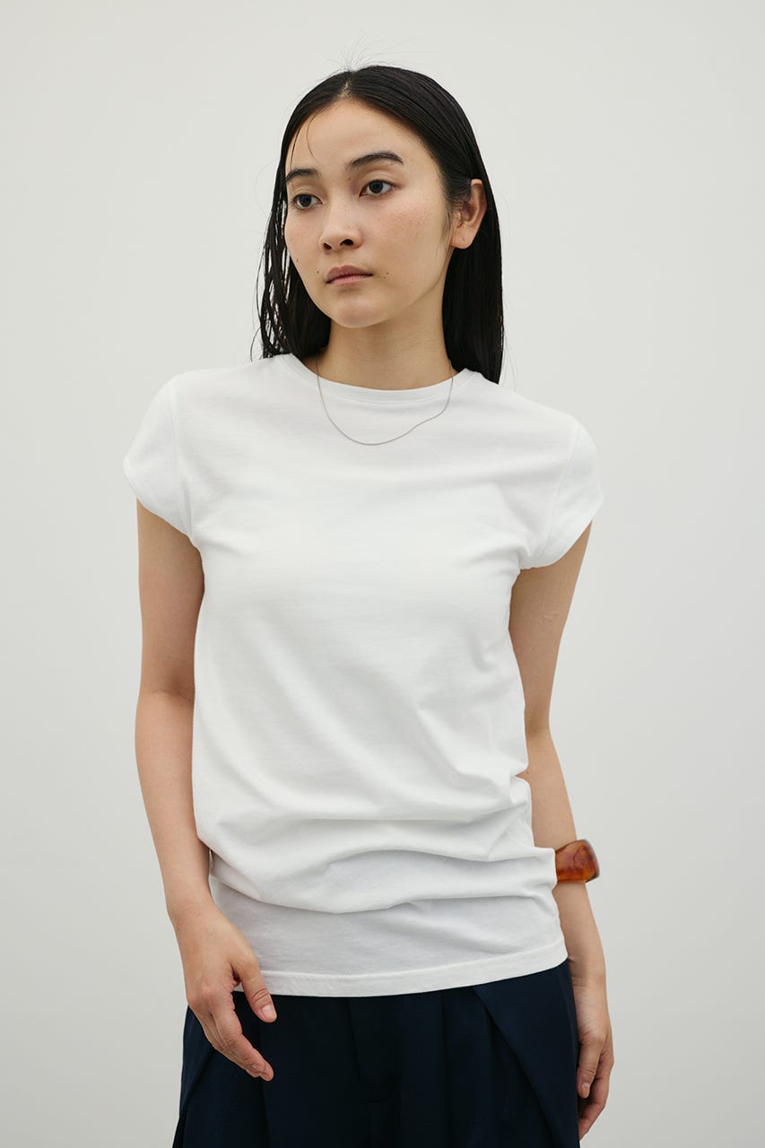 フレンチスリーブT WHT FREE