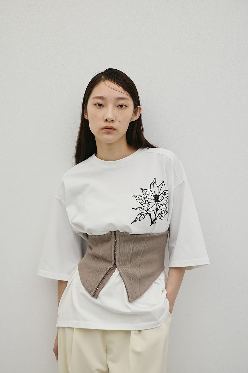 コルセットビスチェ BEG S