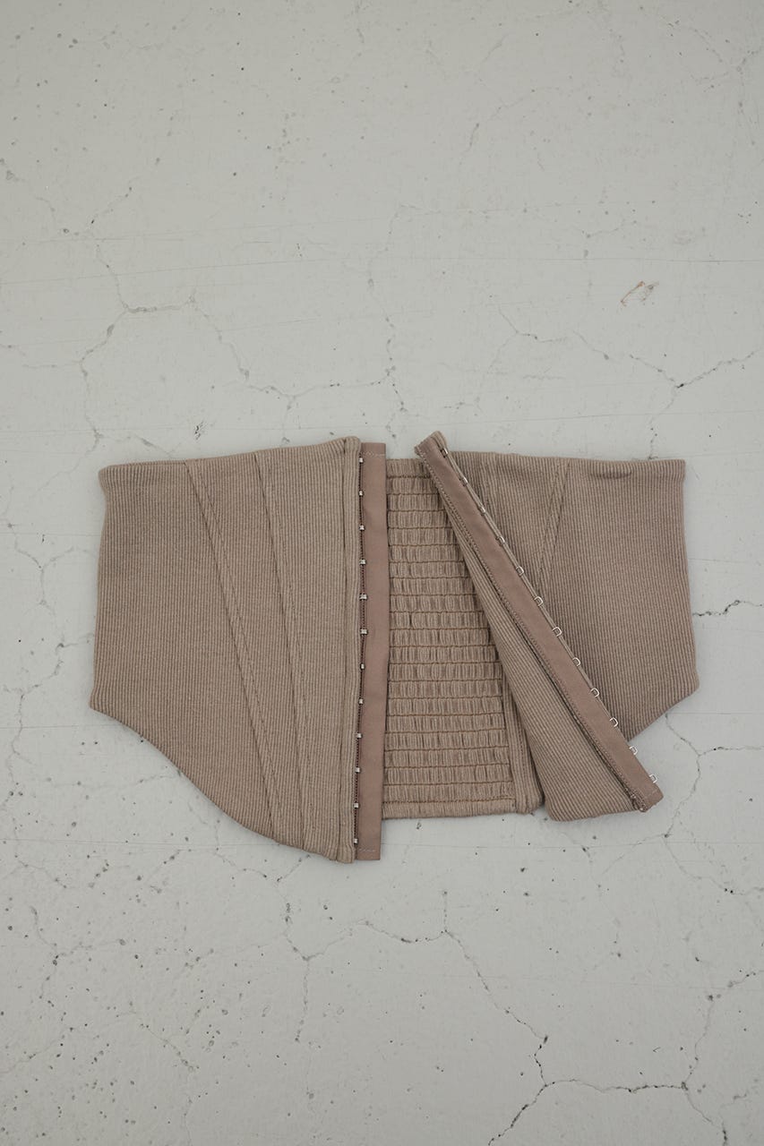 コルセットビスチェ BEG S