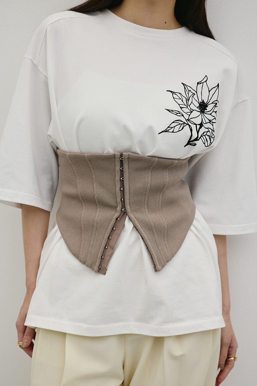 コルセットビスチェ BEG S