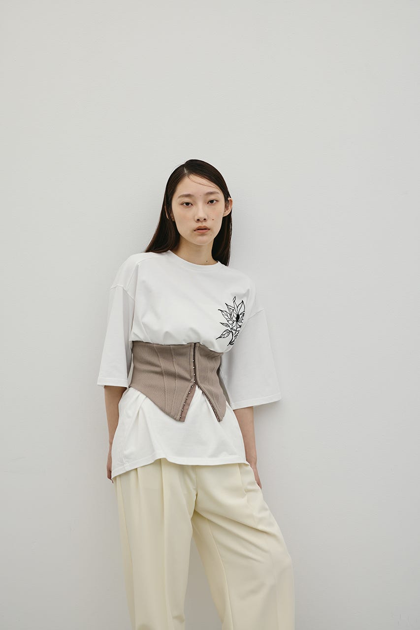 コルセットビスチェ BEG S