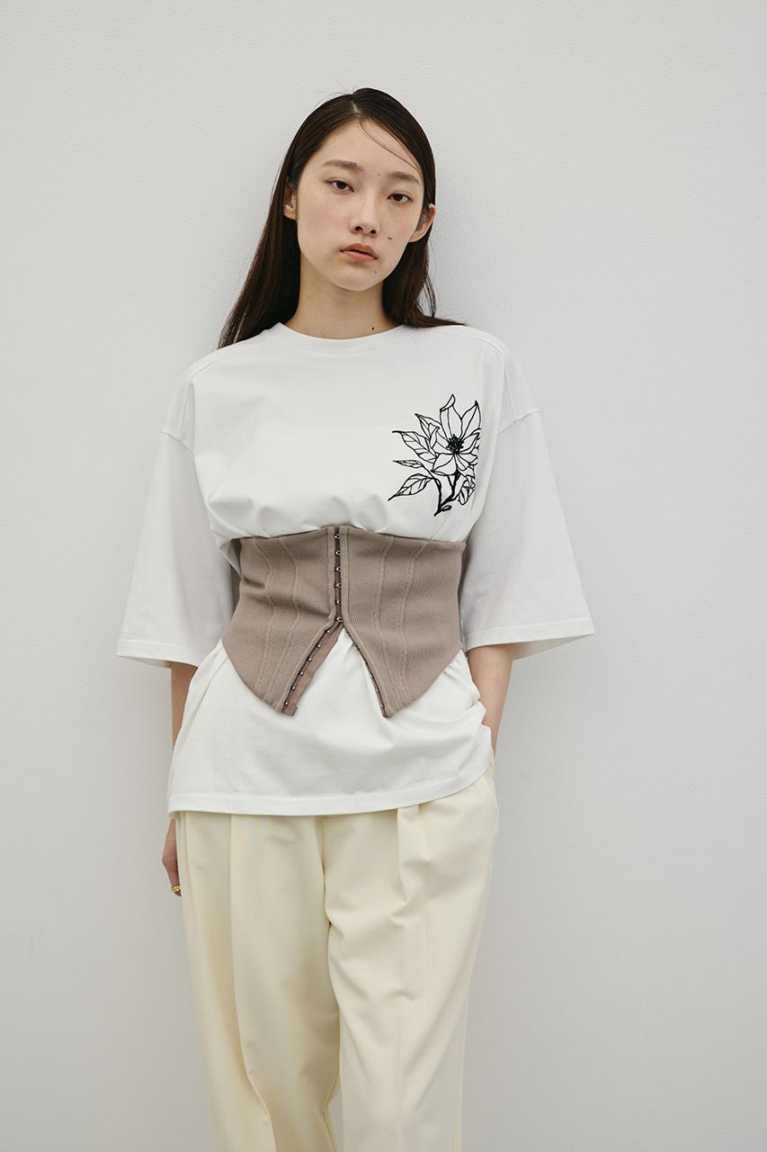 コルセットビスチェ BEG S