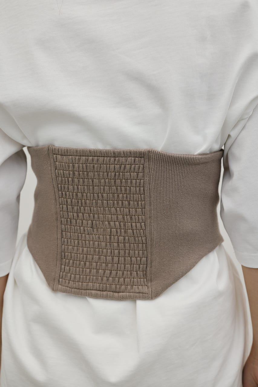 コルセットビスチェ BEG S