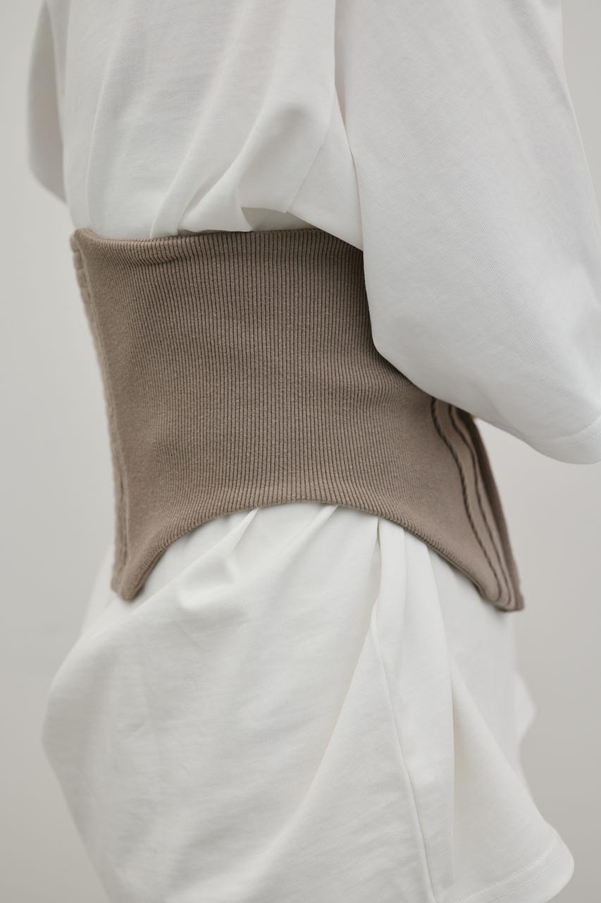 コルセットビスチェ BEG S