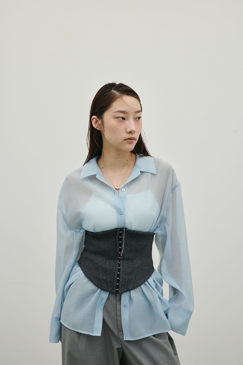 コルセットビスチェ GRY S