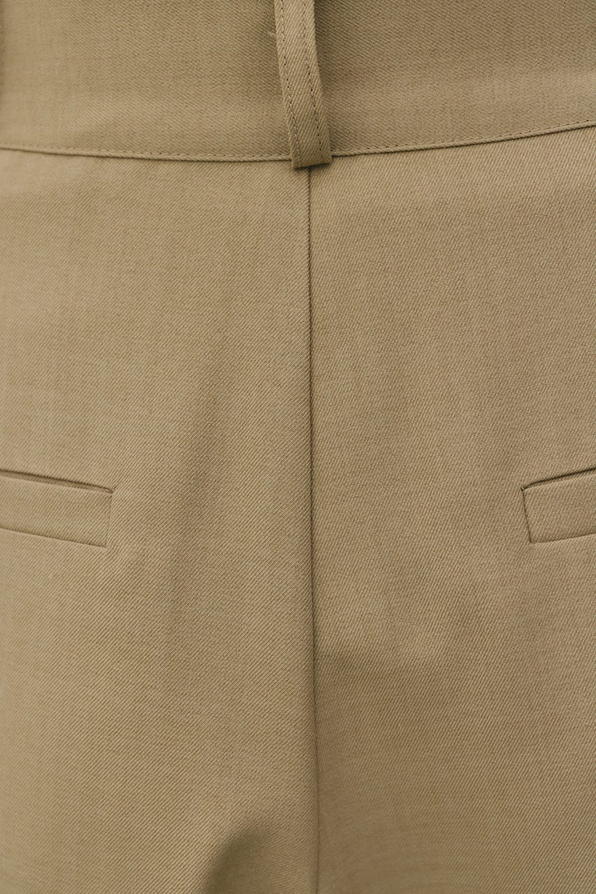 ディープタックワイドパンツ BEG M