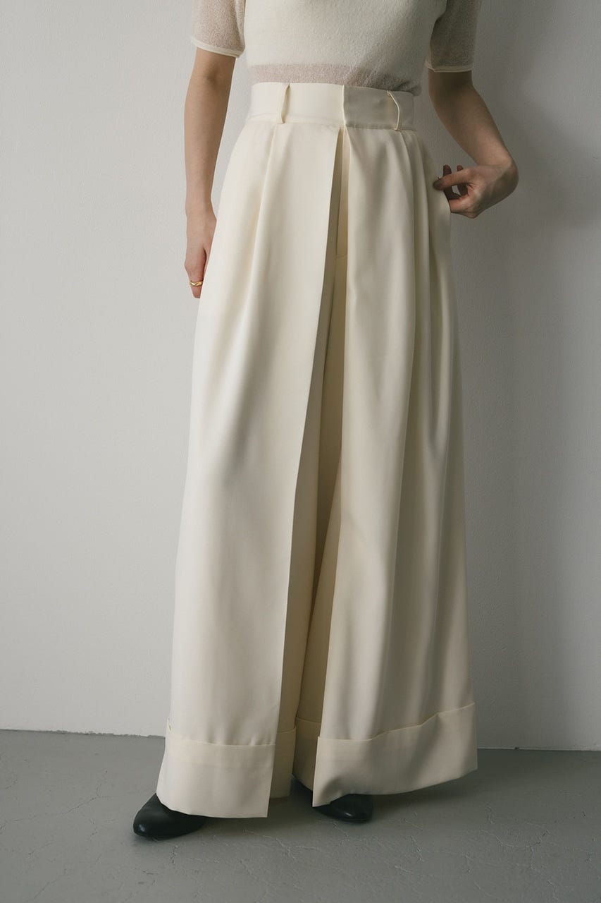 ディープタックワイドパンツ IVOY M