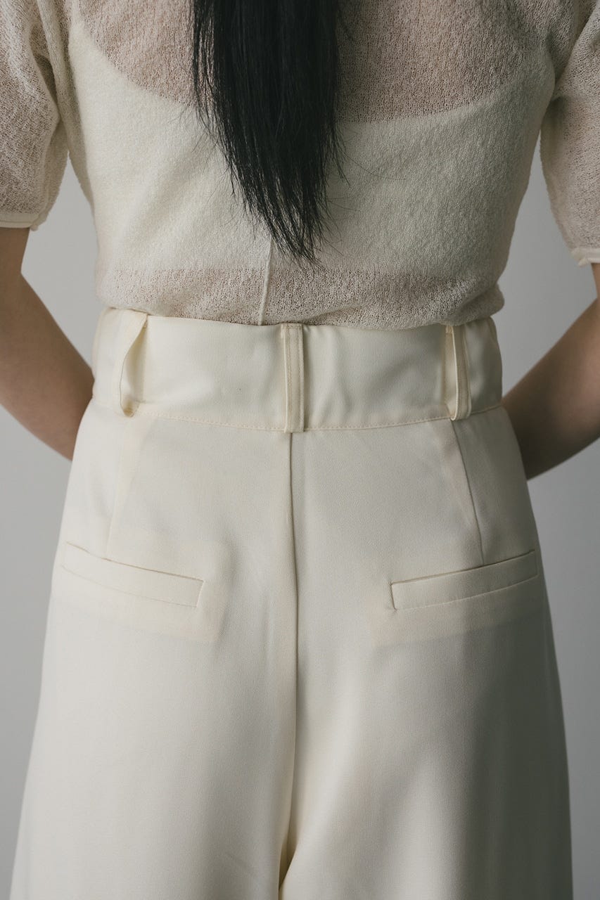 ディープタックワイドパンツ IVOY M