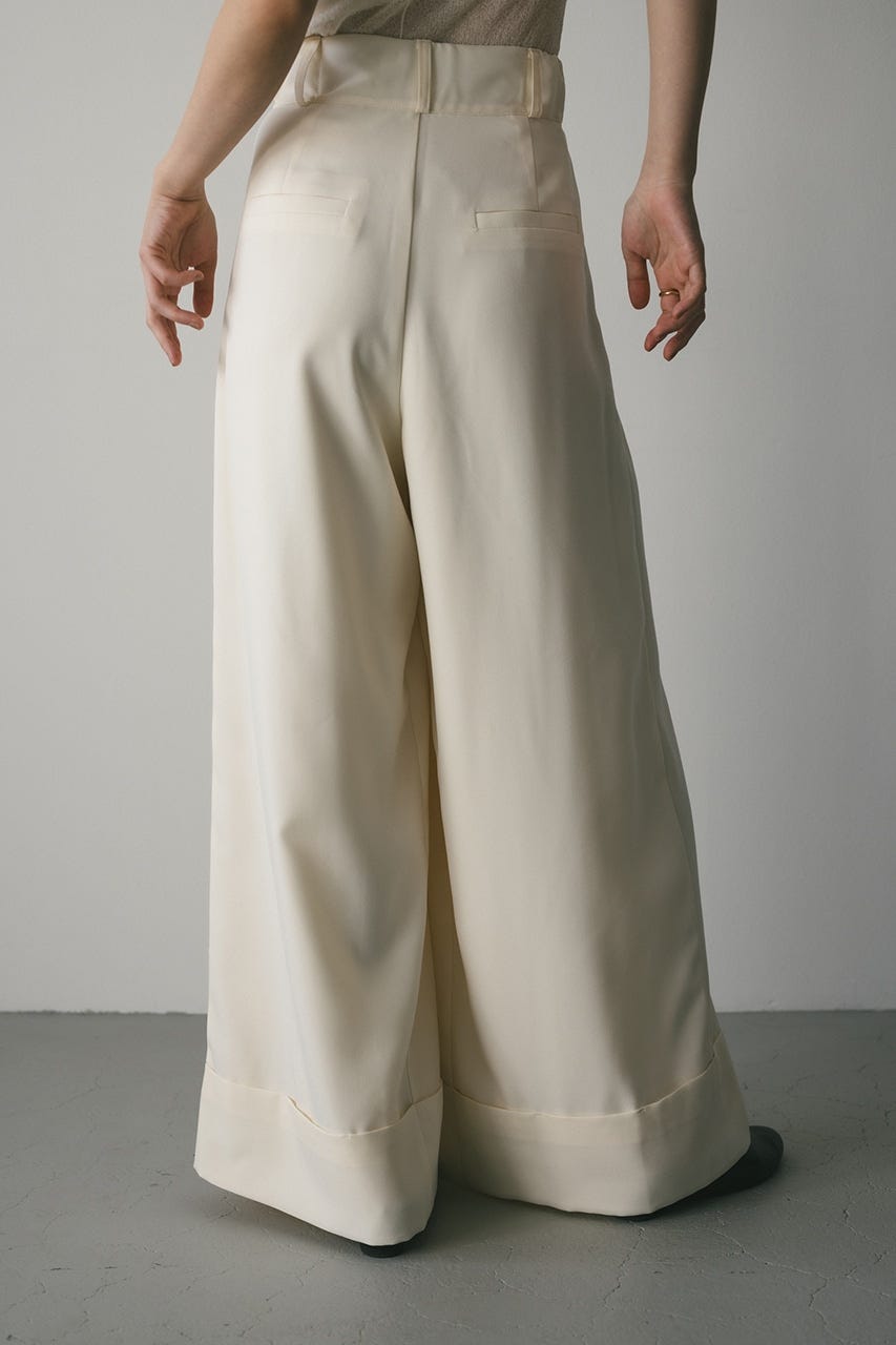 ディープタックワイドパンツ IVOY M