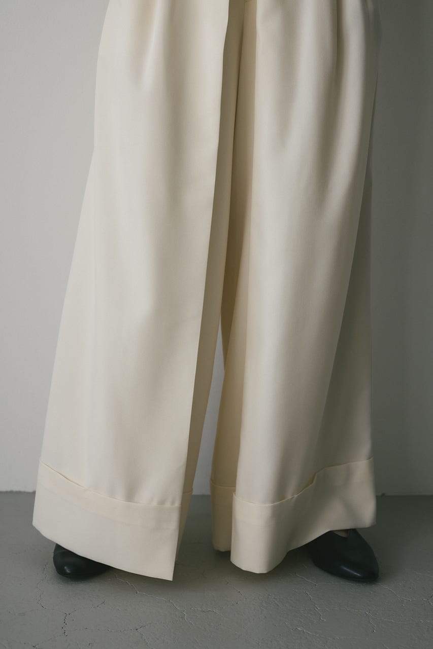 ディープタックワイドパンツ IVOY M