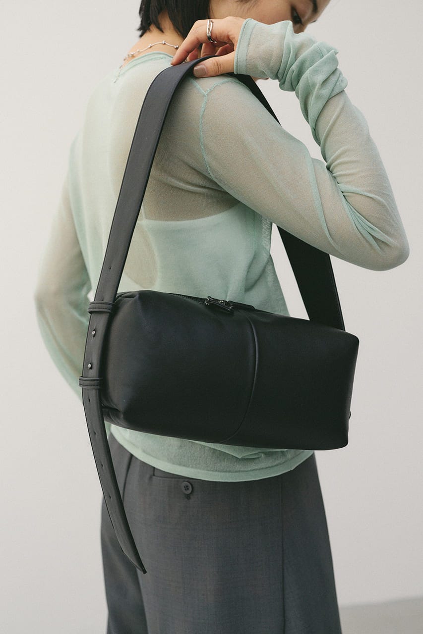 ワイドベルトスクエアバッグ BLK FREE