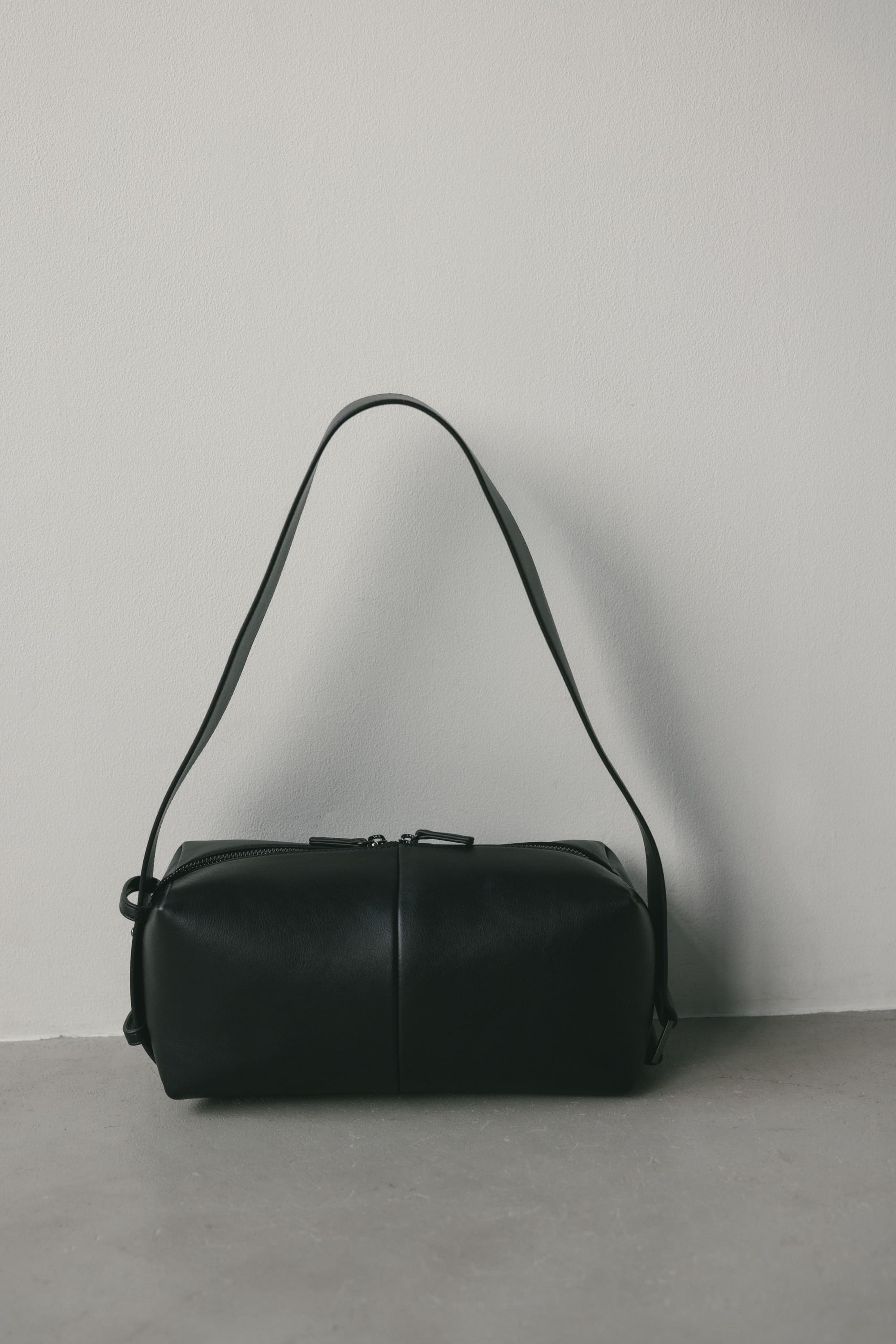 ワイドベルトスクエアバッグ BLK FREE