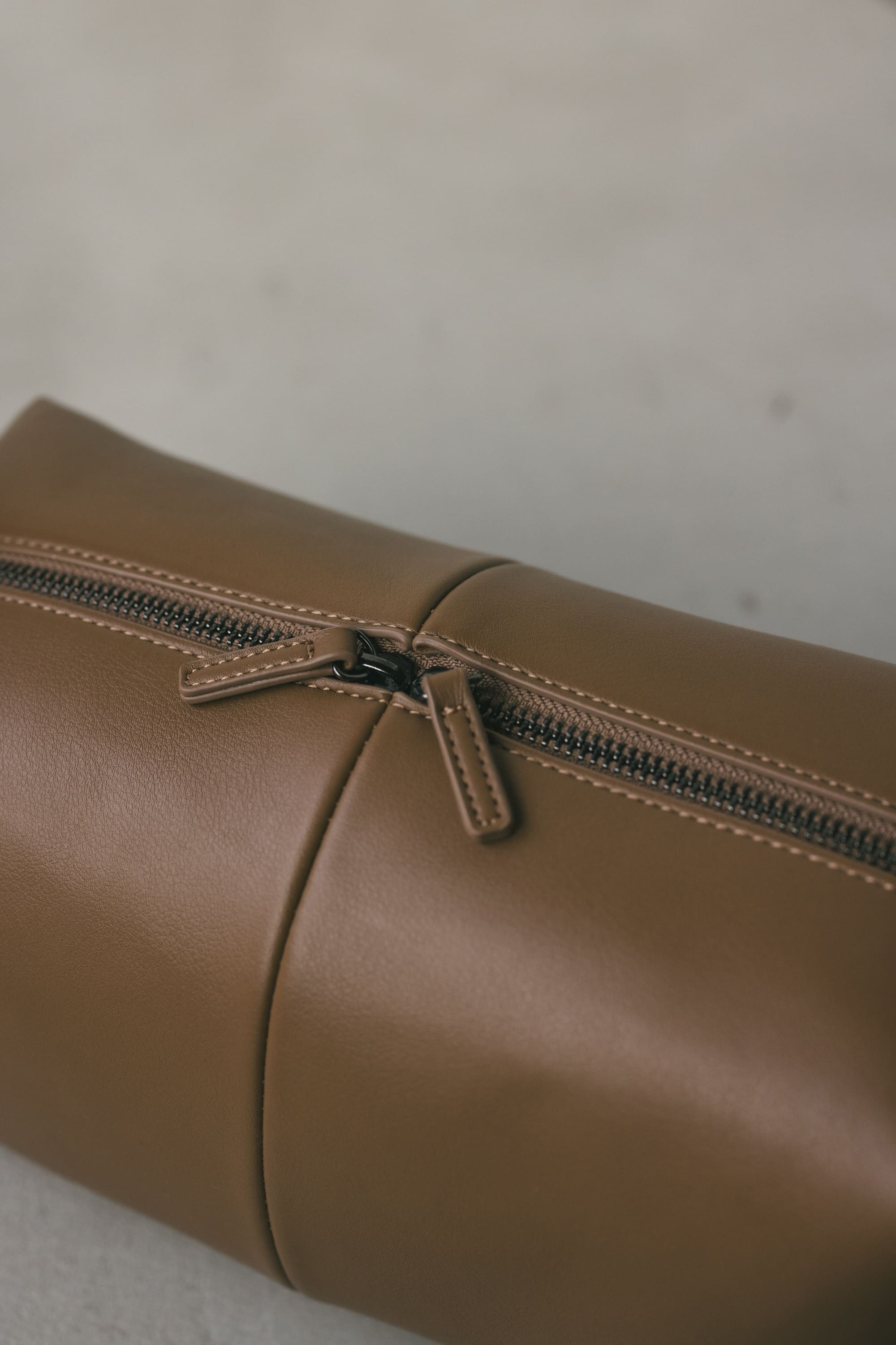 ワイドベルトスクエアバッグ L/BRN FREE