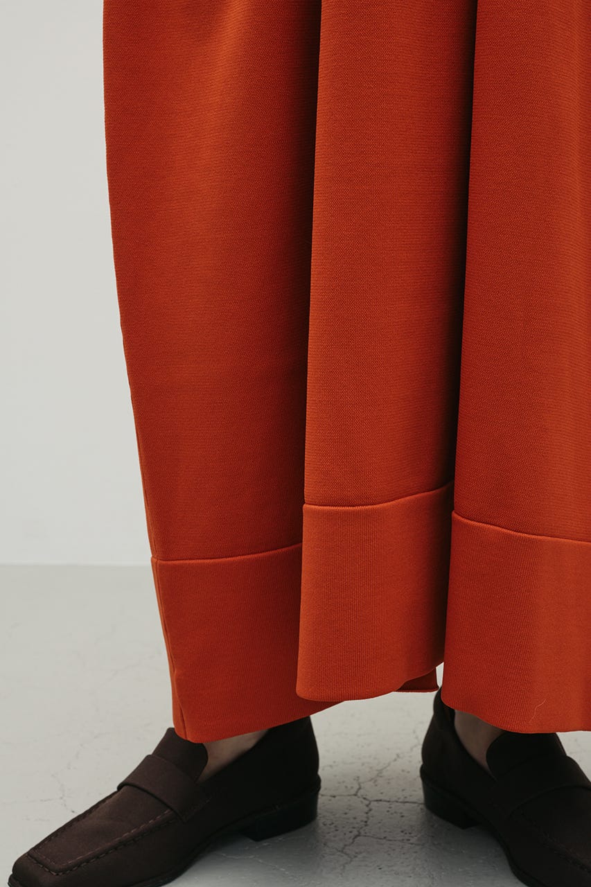 2ピースハーフスリーブポロニットワンピース ORG S