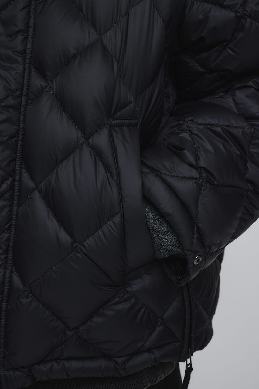 【別注】TAIONメンズダウンジャケット BLK FREE