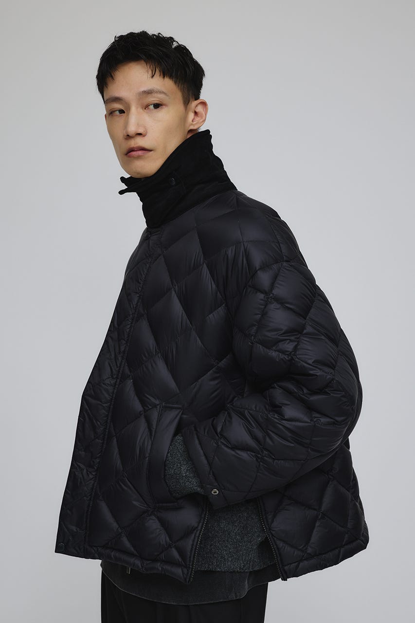 【別注】TAIONメンズダウンジャケット BLK FREE